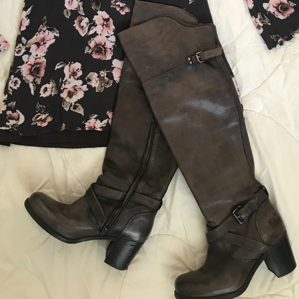 Frye Leather Over the Knee